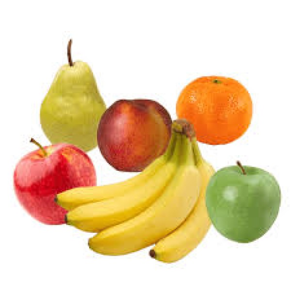 15 Piece Fruit Box - Box 1 - Contains 3 of each - Royal Gala Apples, Conference Pears, Clementine, Plums, Banana 15 Fruit Box 1