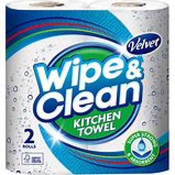 Velvet Kitchen Roll 2 Pack Velvet Kitchen Roll 2 Pack
