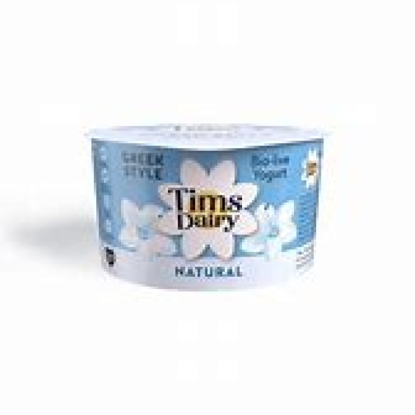 Greek Style Natural Yogurt 200g Tims Greek Yogurt 200g
